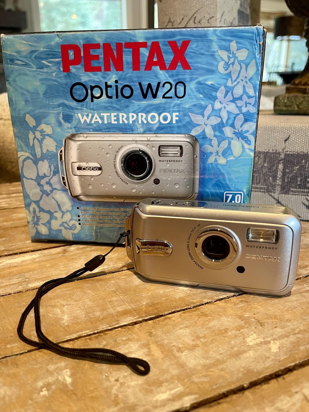 PENTAX, Optio W20, Waterproof Compact Digital Camera With