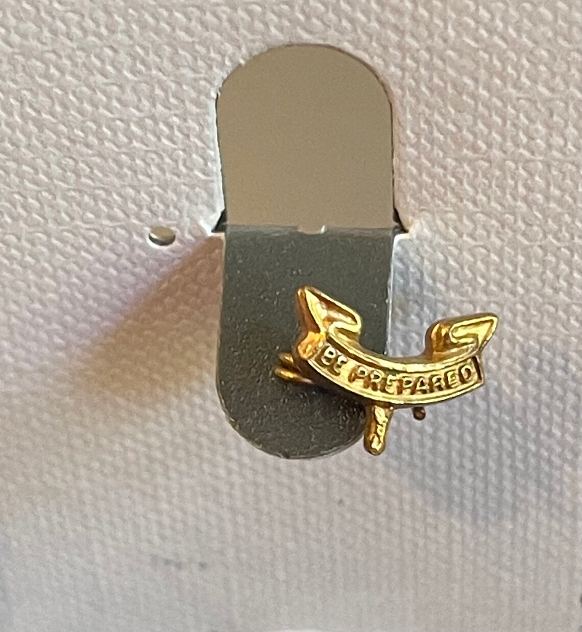 Boy ScoutsBSA Ribbon Badge Pin 'Be Prepared' in Gold Etsy