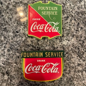 Set of 2, Coca-Cola Magnets from Willabee & Ward and Coca-Cola Company Collectables