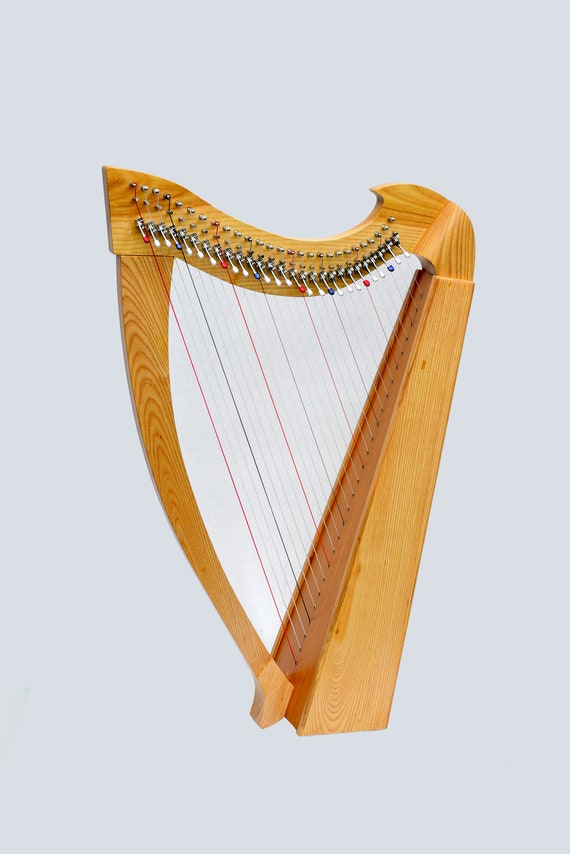 New 27 Strings Harp Ash woodCeltic Harp Irish Lever Harp folk Etsy