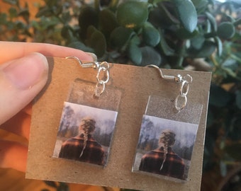 Taylor Swift evermore Album Cover Earrings