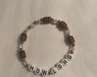 Hadestown Musical How Long Beaded Bracelet • Beaded Letter Bracelet • Musical Theatre Gift