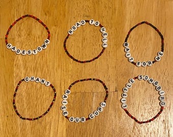 Hadestown Musical Beaded Bracelets