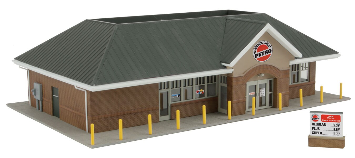 Walthers Cornerstone 1/87 HO Scale Modern Gas Station & Etsy