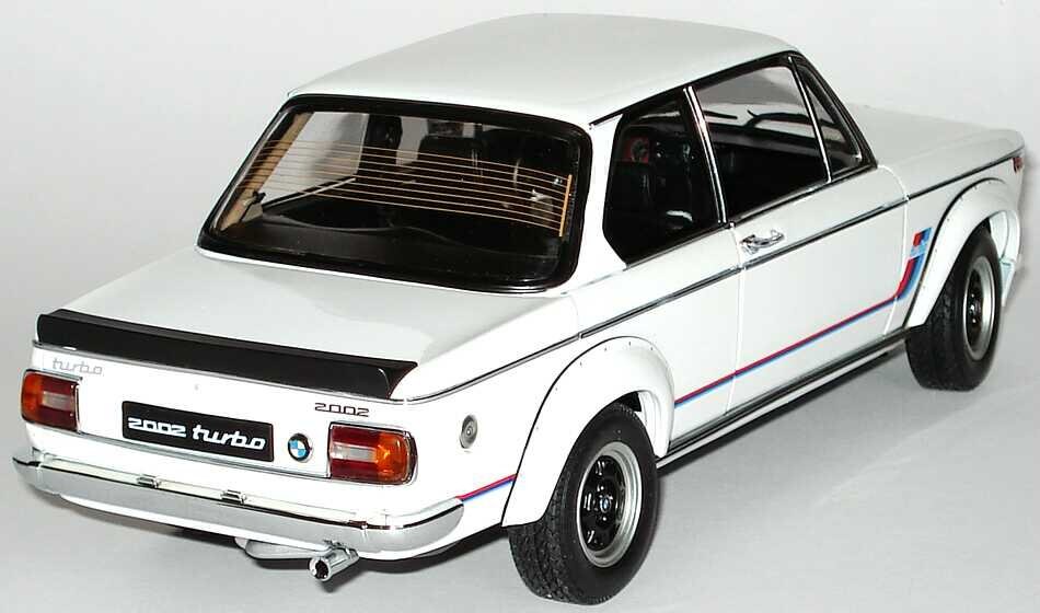 BMW 2002 Turbo Blanche Déco 1973 1/18 MCG