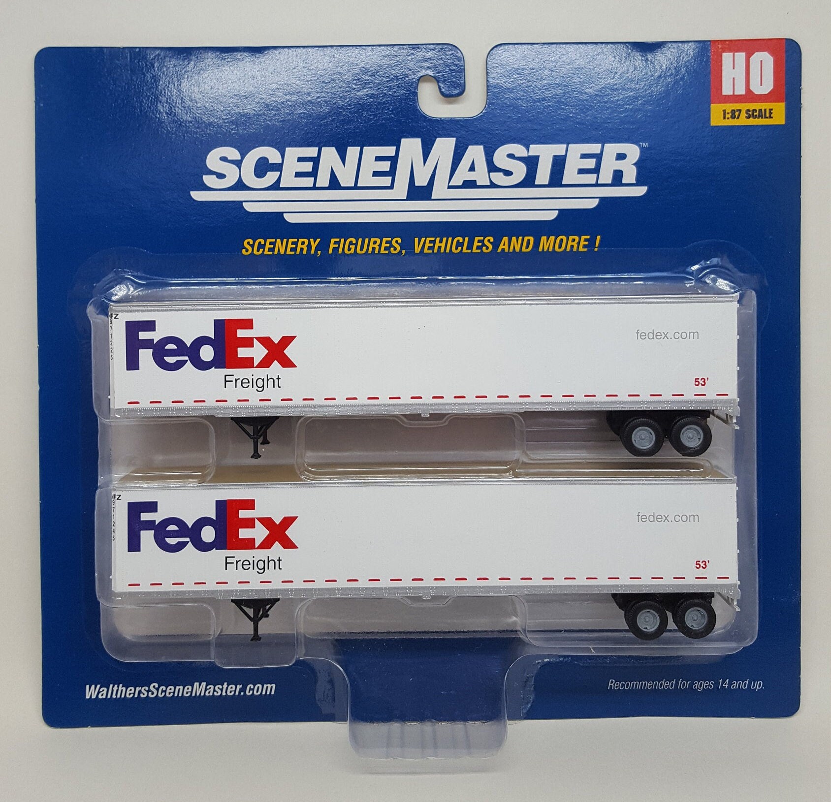 Walthers Scenemaster 1/87 HO Scale Fedex Freight 53' - Etsy Denmark