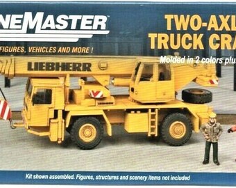 Walthers 1/87 HO Scale Two-axle TRUCK CRANE Boom and 360 Positionable  Outriggers, Scenemaster Model Kit 11015 Made by Kibri in Hungary - Etsy