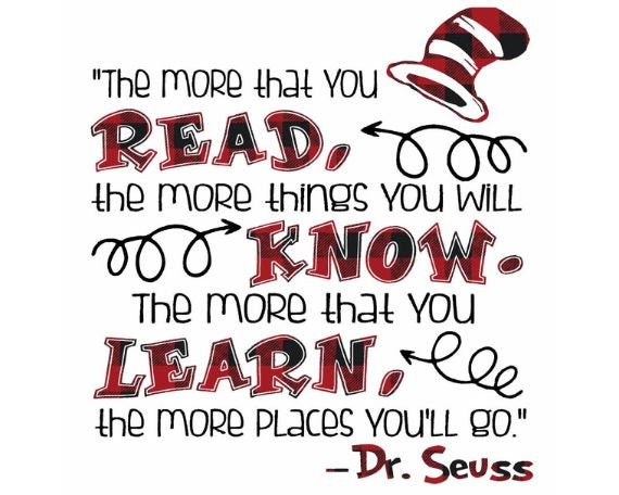 Dr. Seuss Transfer, the More That You Read, Dr. Seuss Heat Transfer, Dr ...