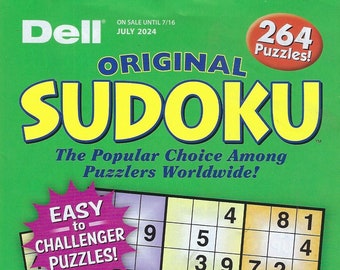 DELL Original Sudoku ( Digest Size ) Juli 2024