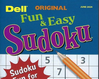 DELL Fun & Easy SUDOKU ( Digest Size ) June 2024