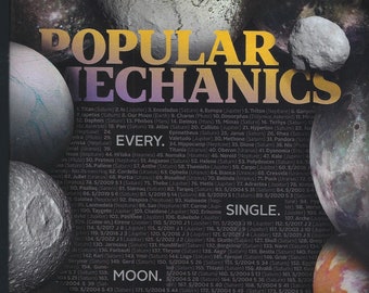 Popular Mechanics Magazine  ( Every Single Moon Ranked )  June  2024