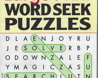 Penny Press Large Print Word Seek Puzzles October 2026