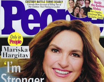 People Magazine  ( Mariska Hargitay )  January 22nd 2024