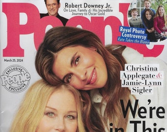 People Magazine  ( We're in this together )  March 25th 2024