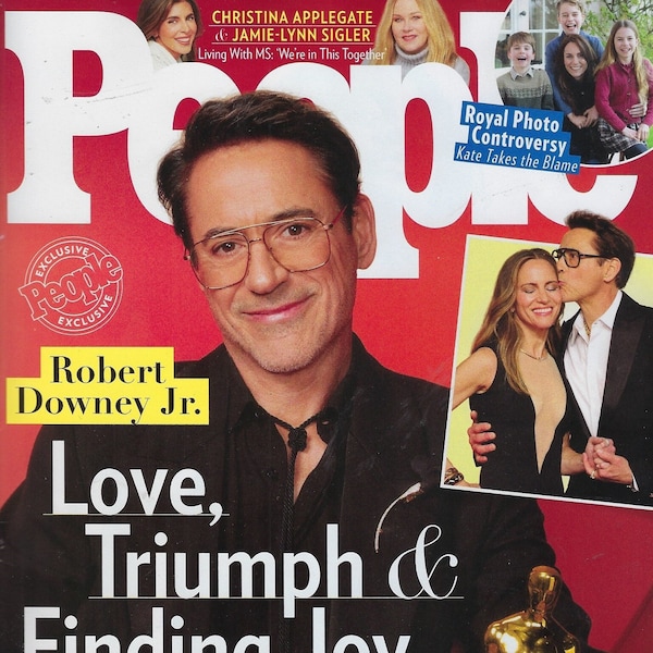 People Magazine  ( Robert Downey Jr )  March 25th 2024