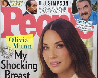 People Magazine  ( Olivia Munn ) April 29th 2024