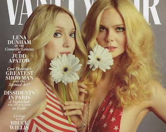 Vanity Fair Magazine October 2025 Dakota & Elle Fanning