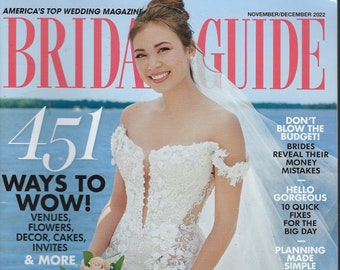 Bridal Guide Magazine  ( 451 Ways to WOW )  December 2022