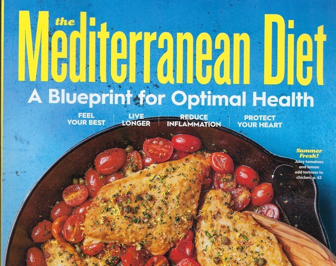 The mediterranean diet magazine 2024 a blueprint for optimal health etsy