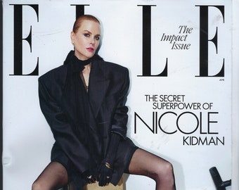 ELLE  Magazine  ( Nicole Kidman )  April 2024