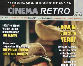 Cinema Retro Magazine (aujourd'hui dans notre 20e année) Numéro 58 2024