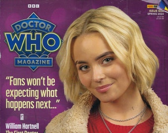 Doctor Who Magazine Ausgabe 602 Millie Gibson am Set 2024