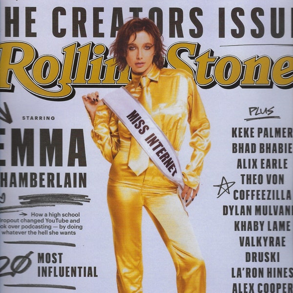 Rolling Stone  ( Emma Chamberlain )   Issue 1375 May 2023