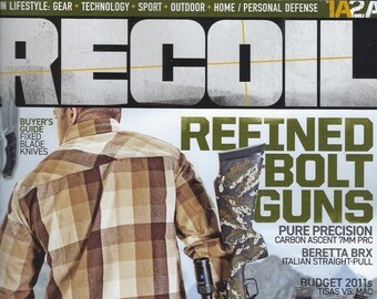Magazine RECOIL 2024, numéro 73 (pistolets boulonnés raffinés)
