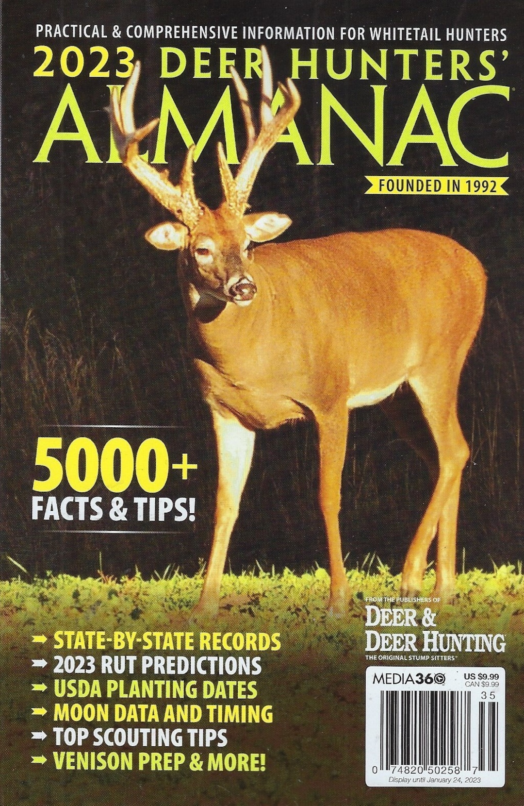 Deer Hunters Almanac 2023 5000 Facts & Tips Etsy Canada
