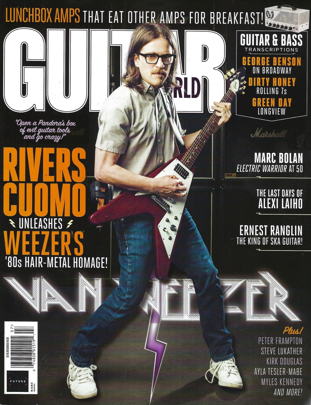 Guitar World Magazine Rivers Cuomo July 2021 Etsy