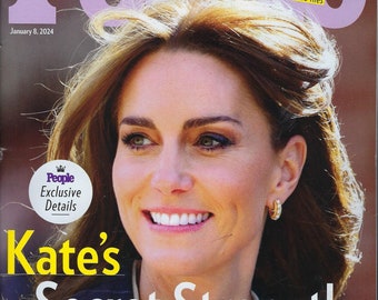 People Magazine  ( Kates Secret Strength ) January 8th 2024