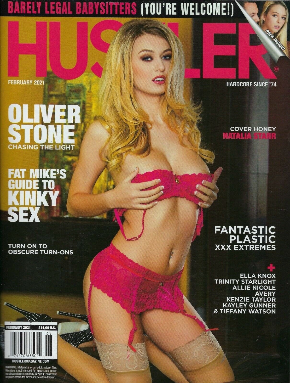 Hustler Magazine Feb 2021 with a Hustler full length DVD - Etsy Nederland