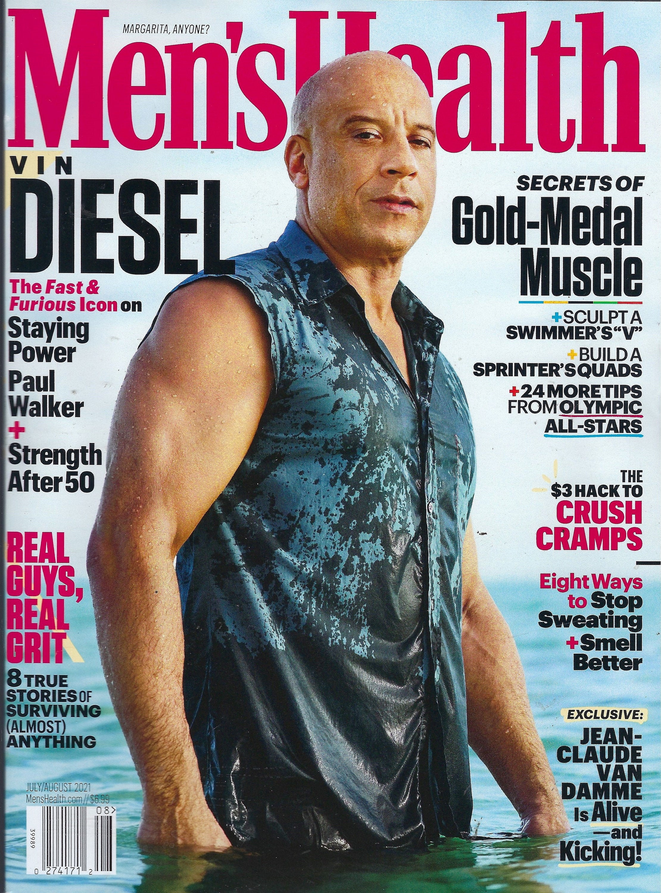 Men's Health Vin Diesel August 2021 Etsy