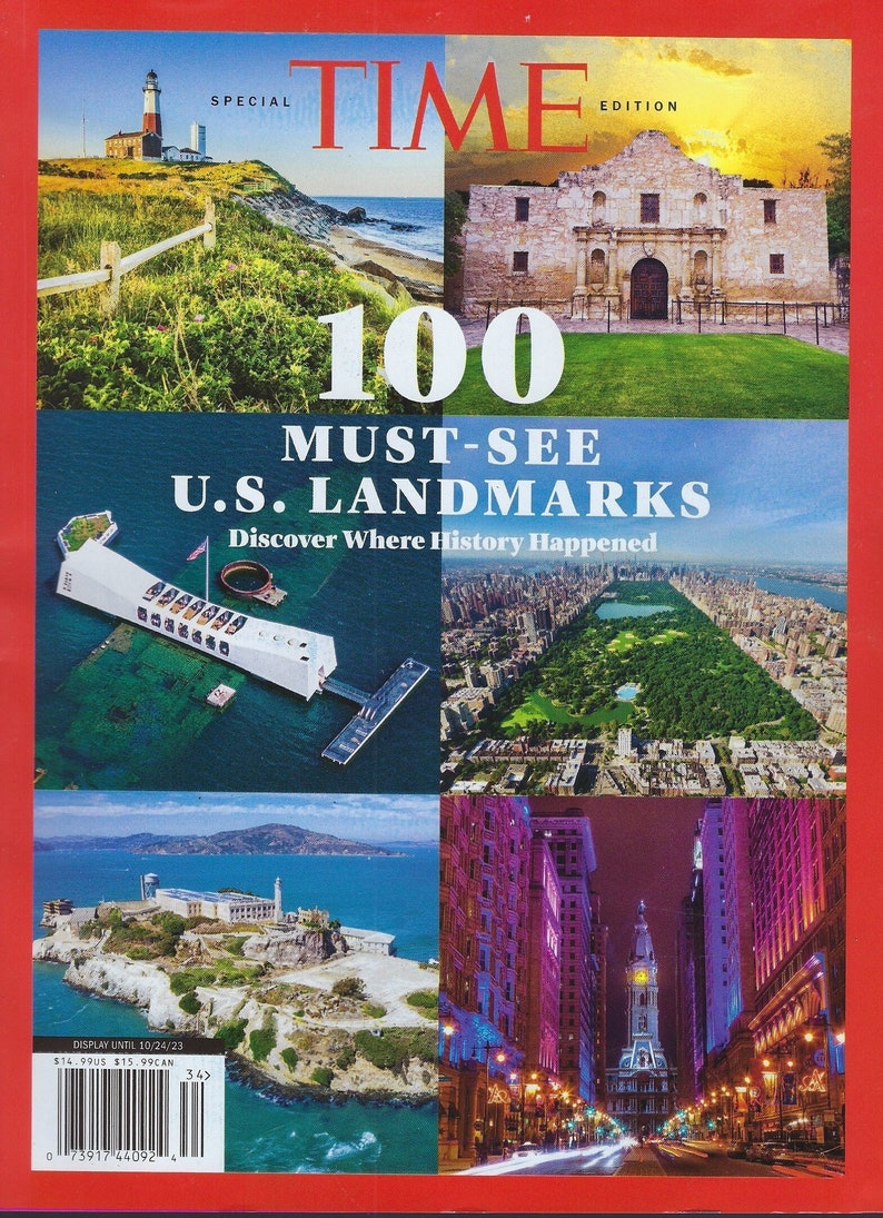 TIME Magazine Special 100 Must See US Land Marks 2023 image 1