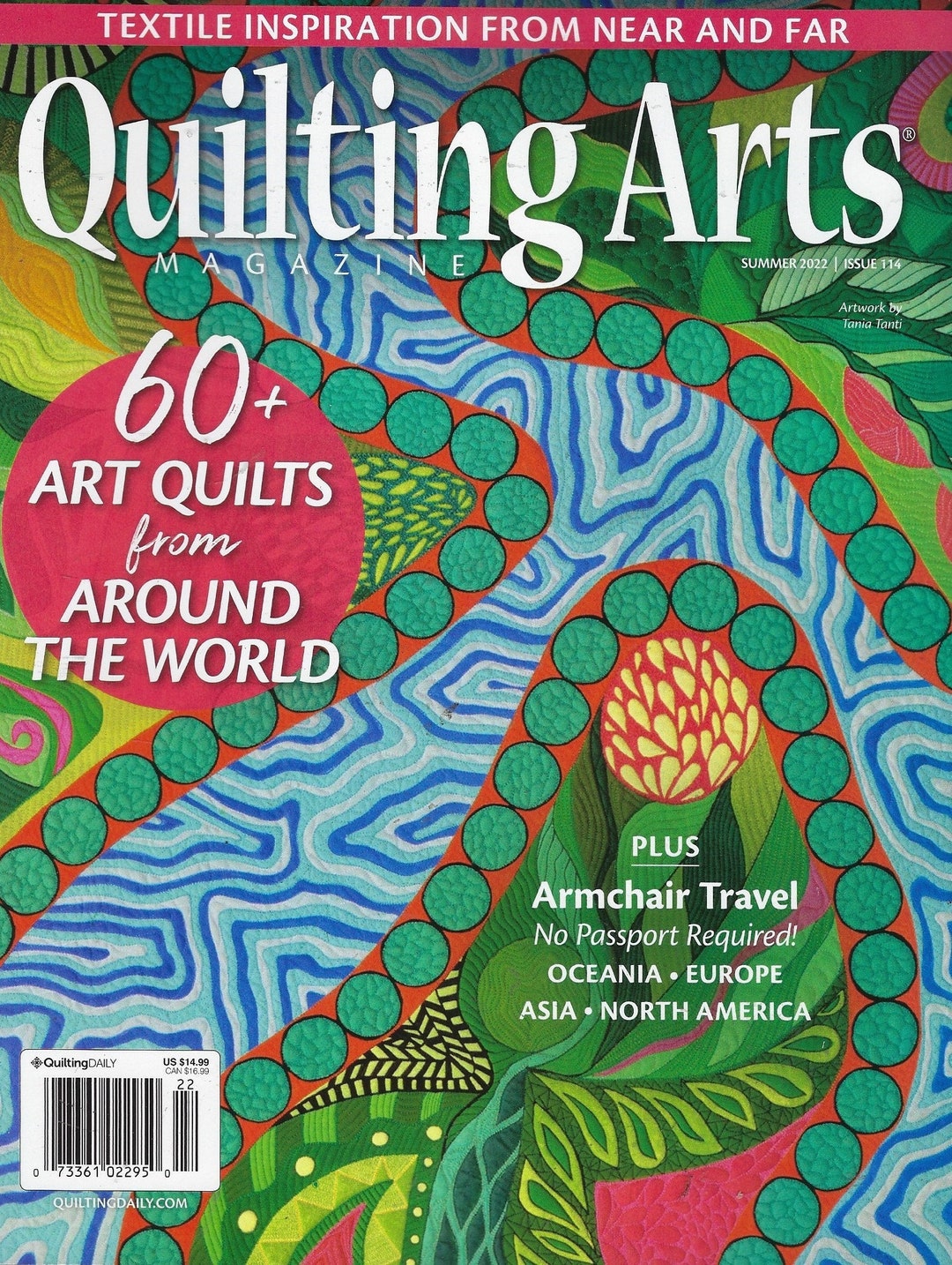 Quilting Arts Magazine Summer 2022 Issue 114 Etsy