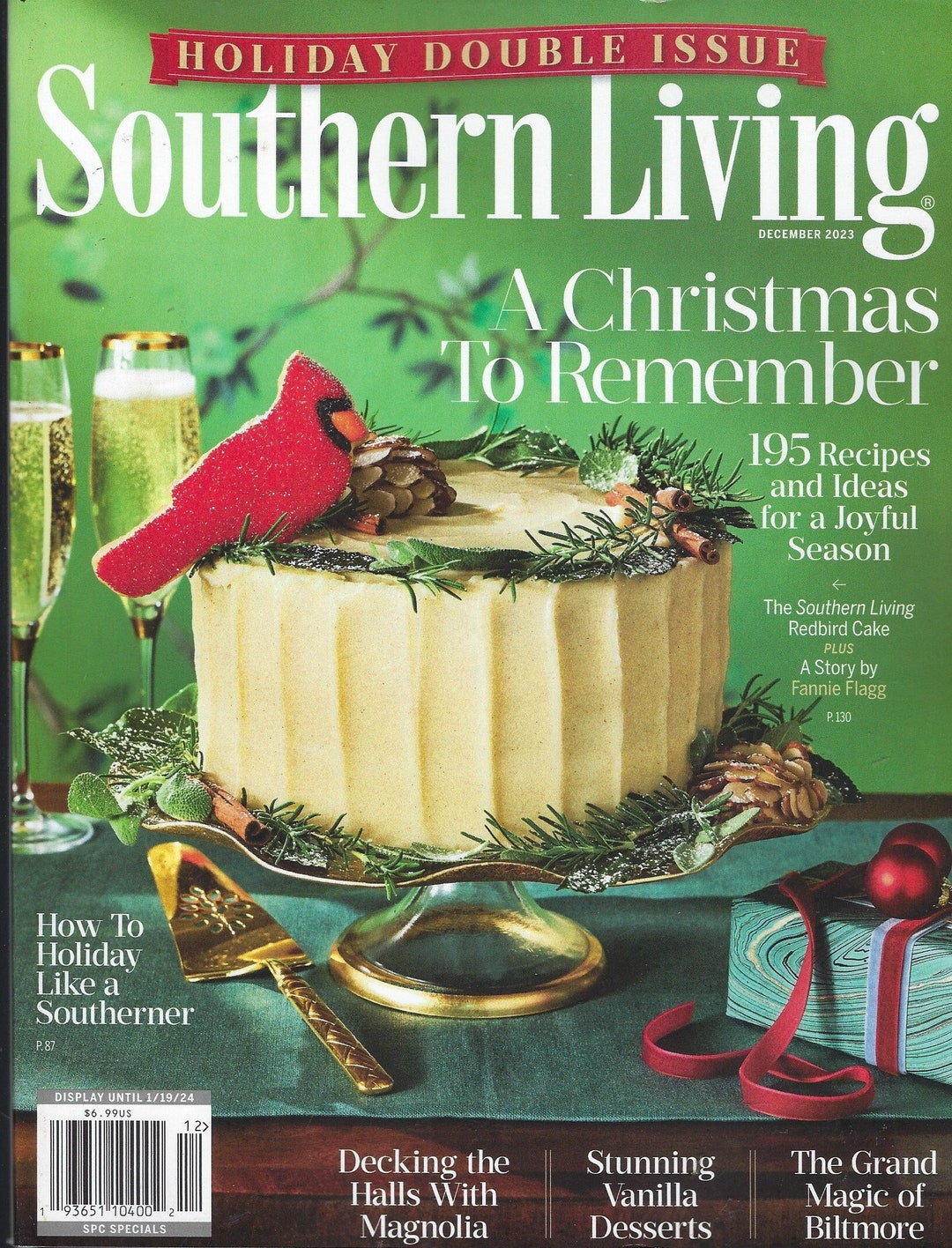 Southern Living Magazine A Christmas to Remember December 2023 Etsy