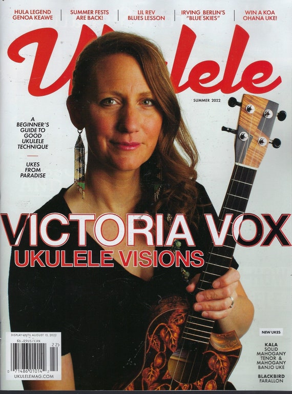 Ukulele Magazine Victoria Vox Summer 2022 Etsy Sweden