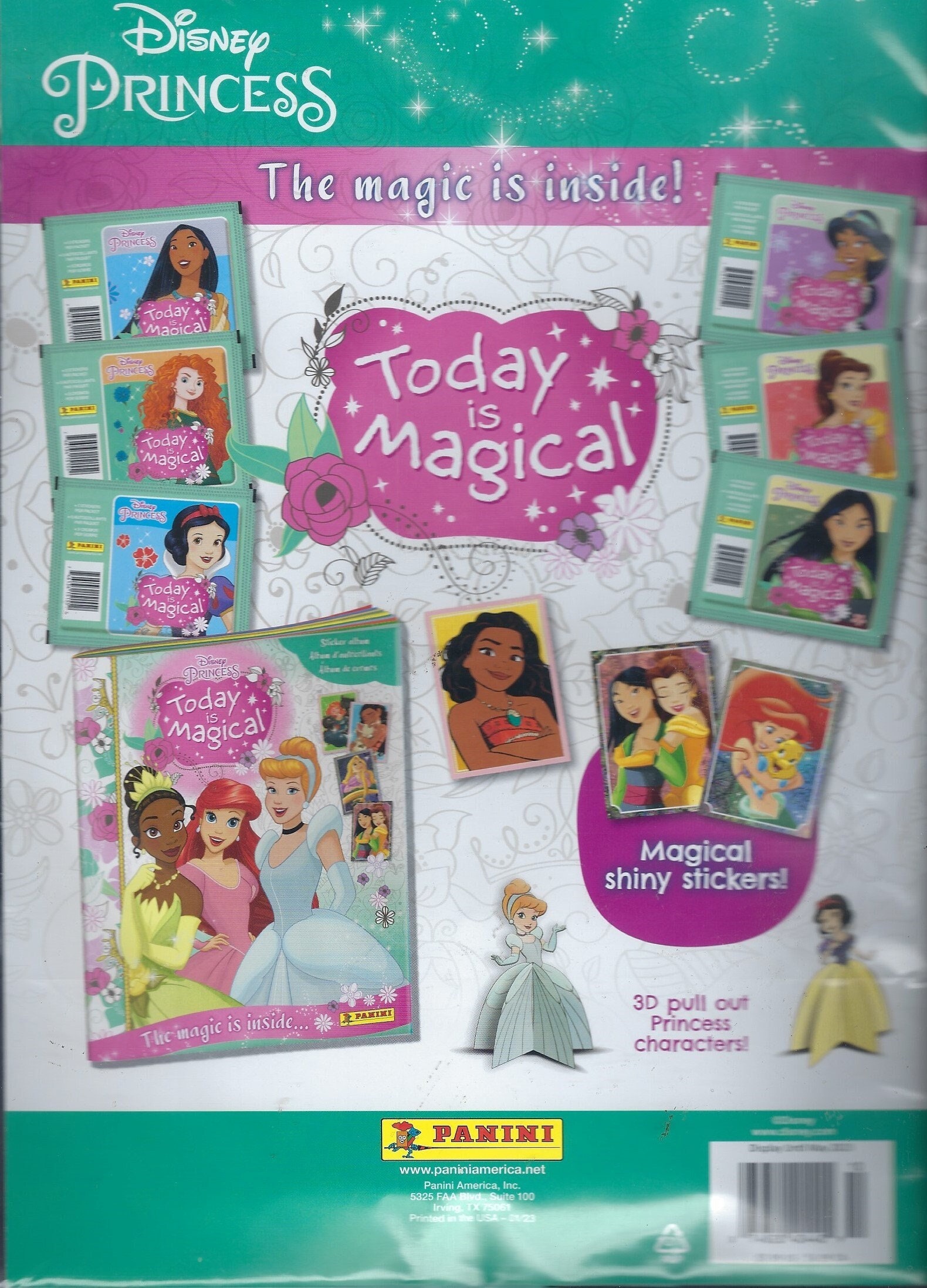 Disney Princess 25 Stickers PANINI 2023 -  Sweden