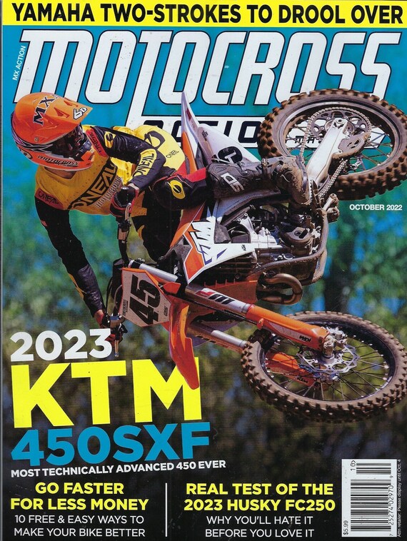 Motocross Action Magazine 2023 KTM 450 SXF October 2022 - Etsy