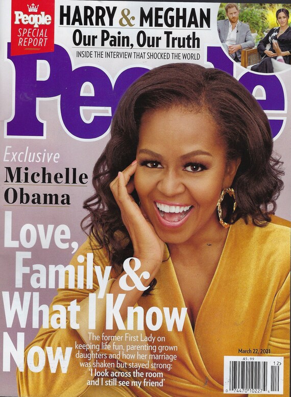 People Magazine March 22nd 2021 Exclusive Michelle Obama Etsy