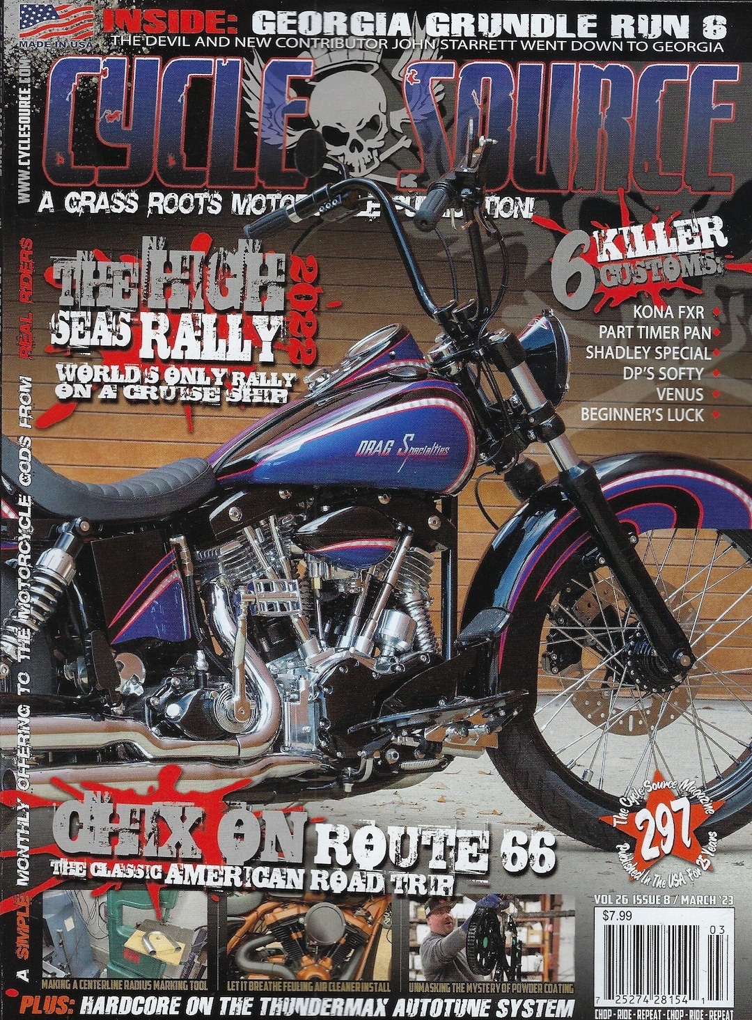 Cycle Source Magazine Grundle Run 6 Issue 297 2023 Etsy