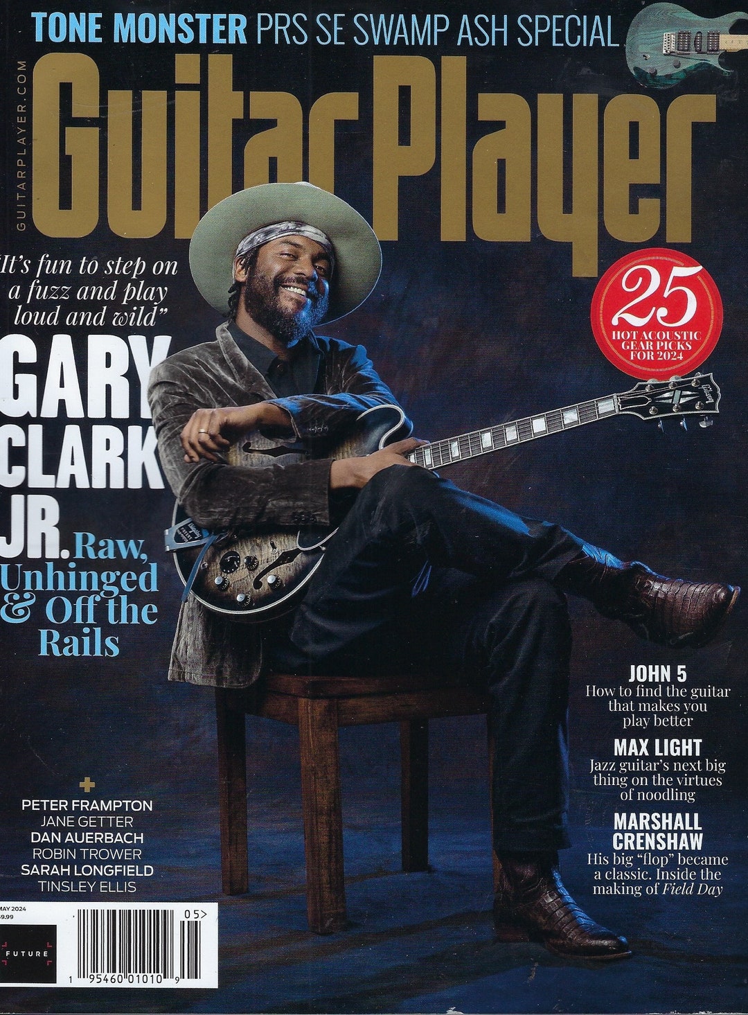 Guitar Player Magazine ( Gary Clark Jr. ) May 2024 - Etsy