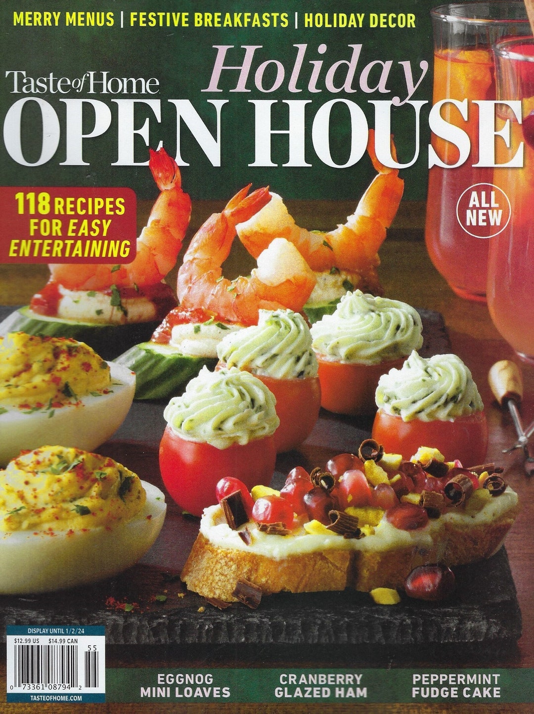 Taste of Home Magazine ( Holiday Open House ) 2023 - Etsy