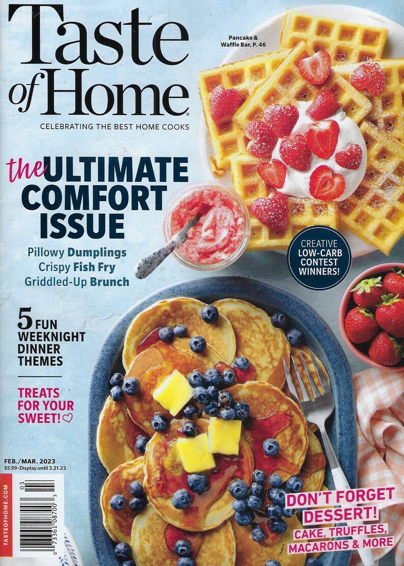 Taste of Home Magazine February March 2023 - Etsy