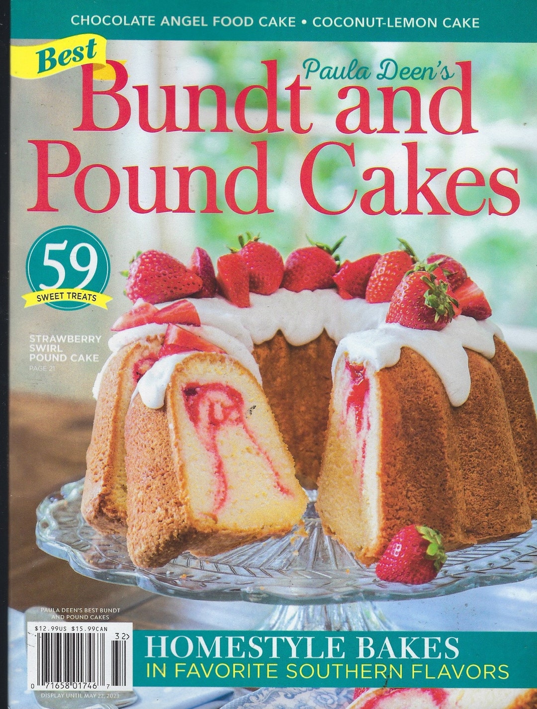 Paula Deen's Best Bundt and Pound Cakes 2023 Etsy