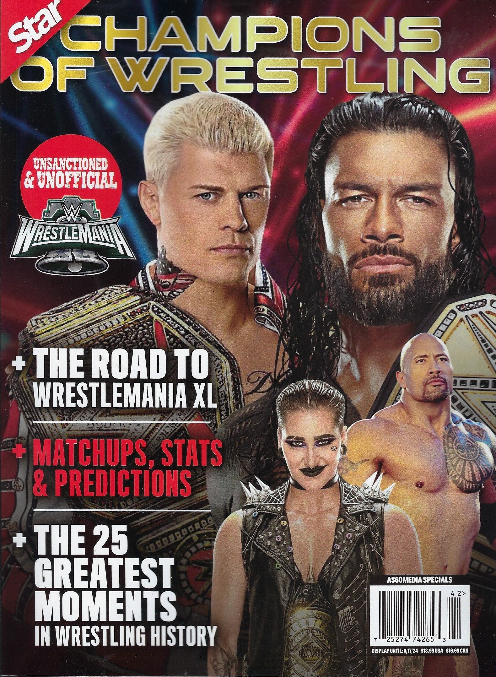 Star Champions of Wrestling Magazine the Road to