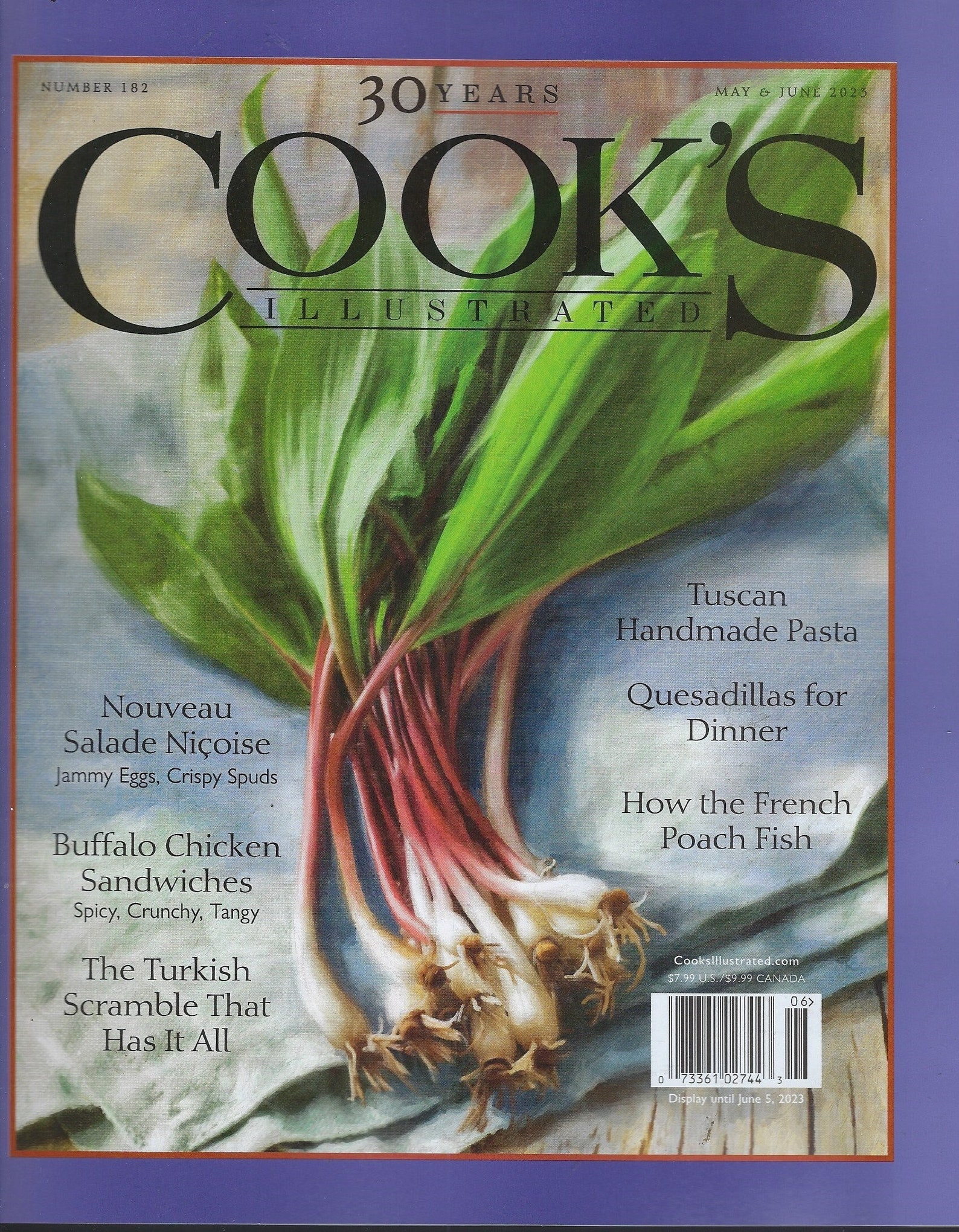 Cook's Illustrated Magazine Number 182 May June 2023 Etsy