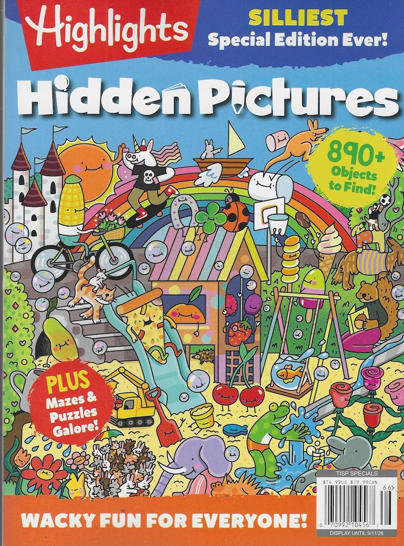 Highlights Include Highlights Children's Magazine Special Hidden Pictures 2026: Silliest ...