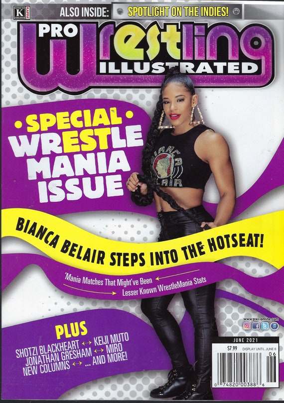 Pro Wrestling Illustrated Bianca Belair June 2021 - Etsy