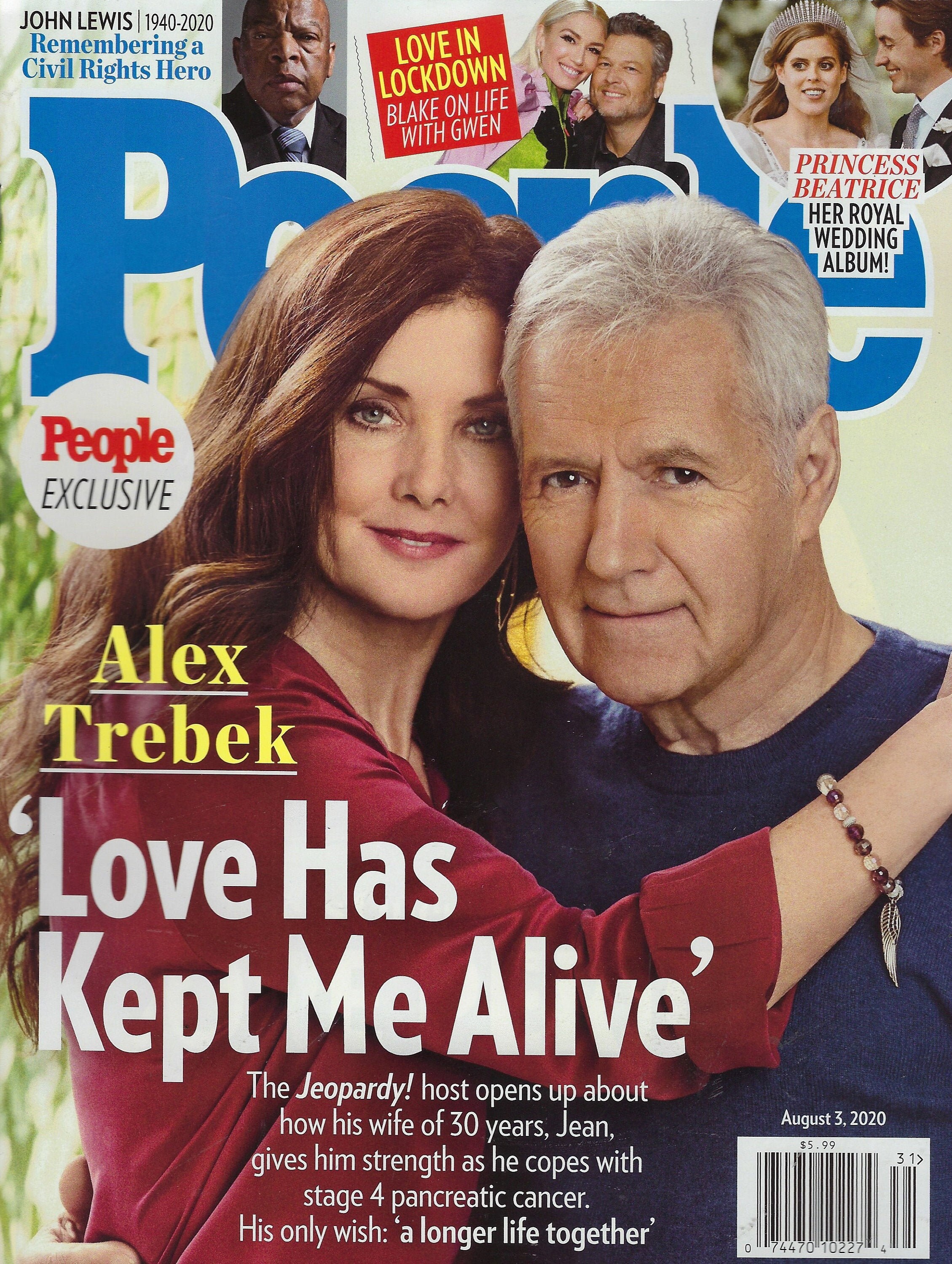 People magazine Alex Trebek August 3rd 2020 Etsy